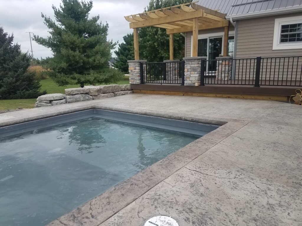 The best concrete patios in Roanoke. Concrete patios in Pierceton