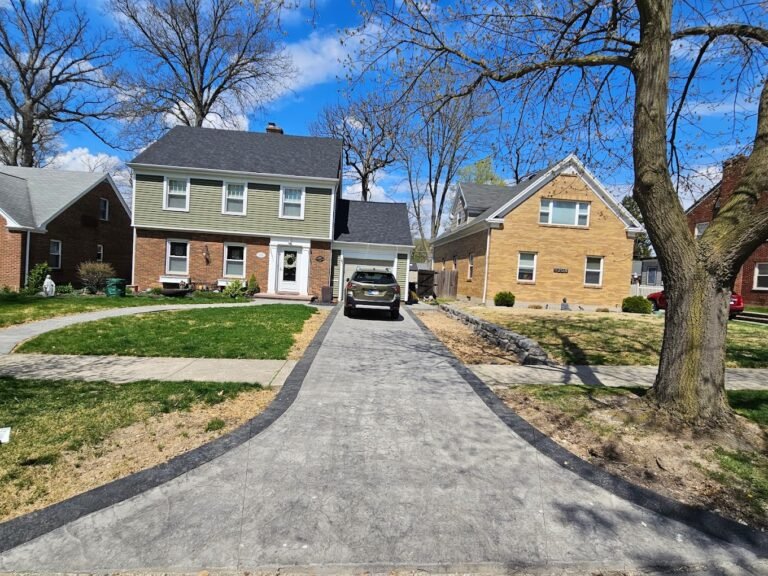 driveway replacement in Fort Wayne - car in driveway