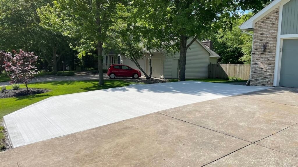 The best driveway replacement in Roanoke. Driveway replacement in Warsaw