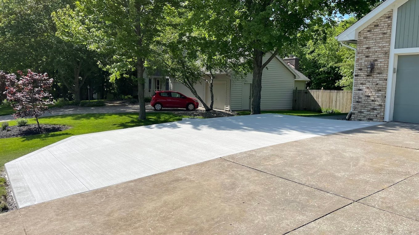 The best driveway replacement in Roanoke. Driveway replacement in Warsaw