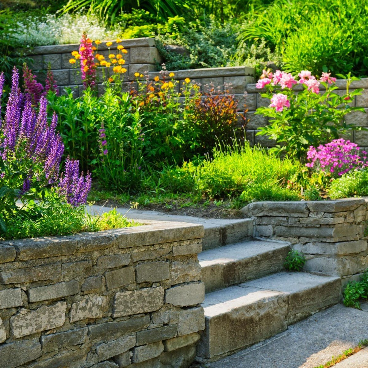 retaining walls in Middlebury