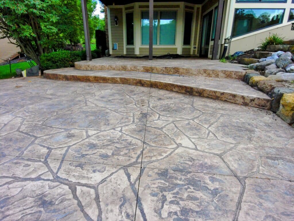 stamped concrete