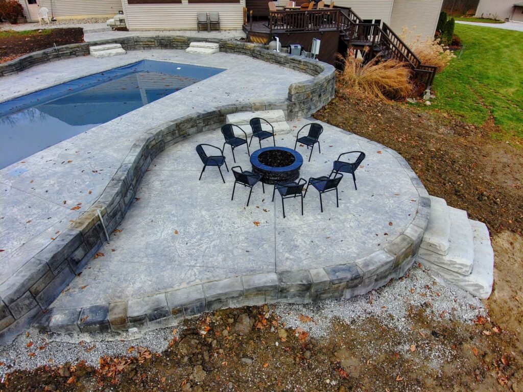 Concrete patios in Paulding