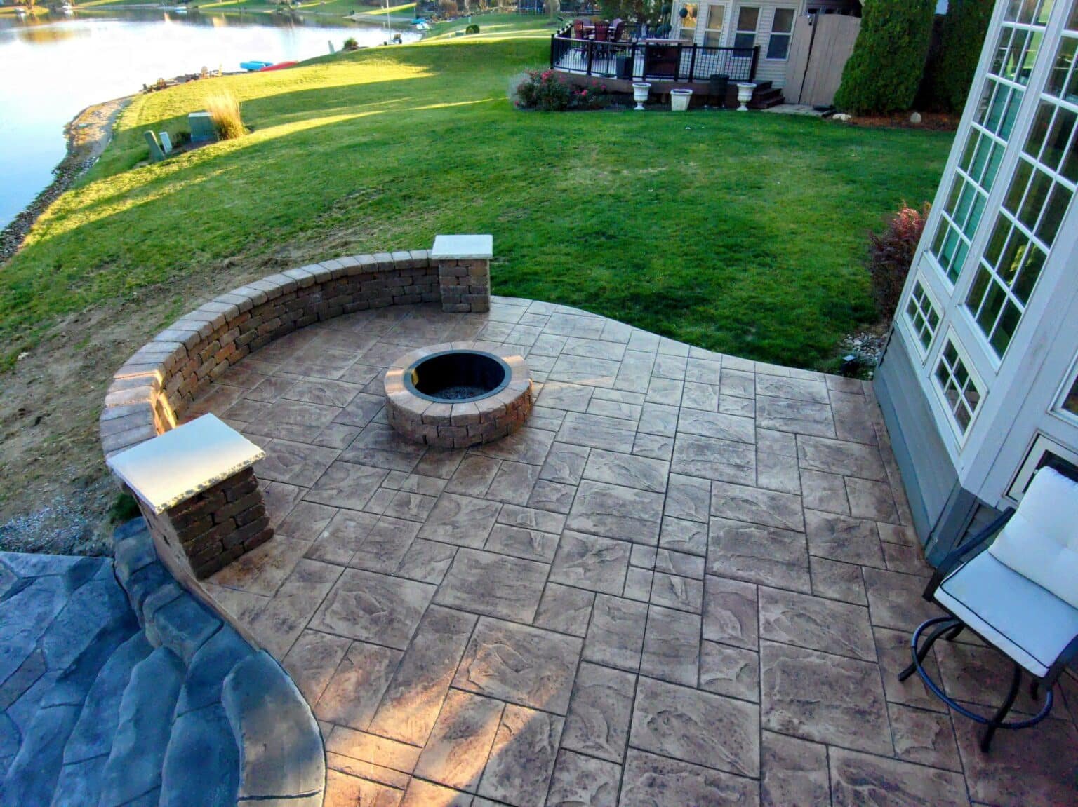 Concrete patios in LaGrange