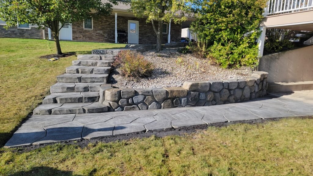retaining walls in Goshen