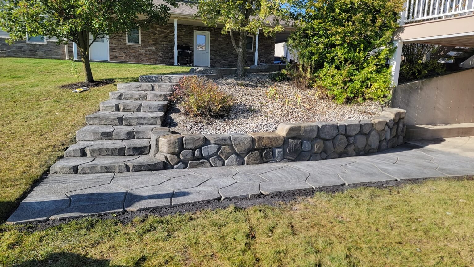 retaining walls in Goshen