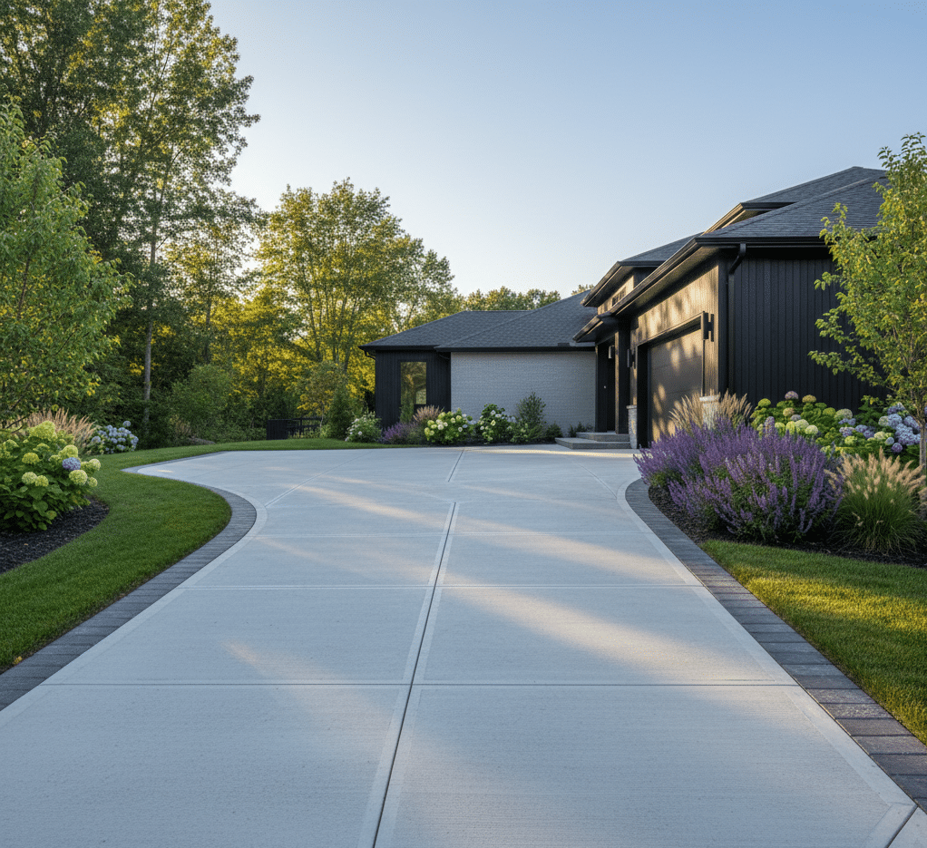 beautiful residential driveway built by experts
