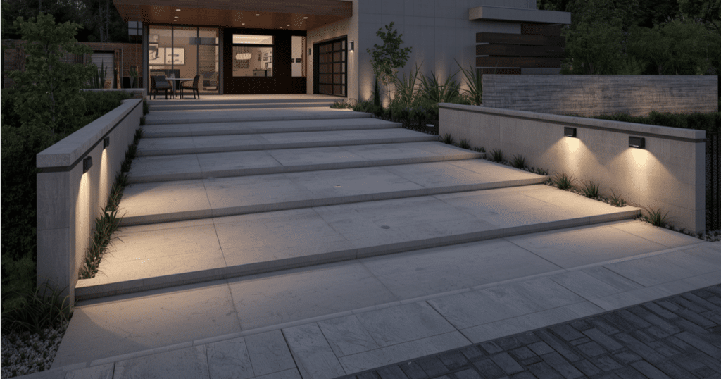 concrete home driveway built by professionals