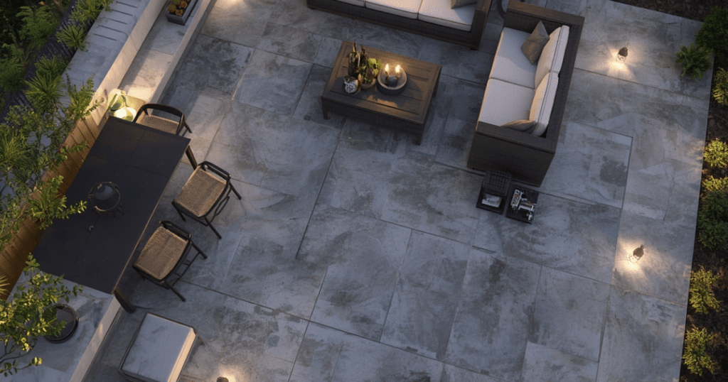 concrete patio