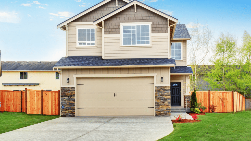 New concrete driveway installation at a residential home with clean finish and proper layout