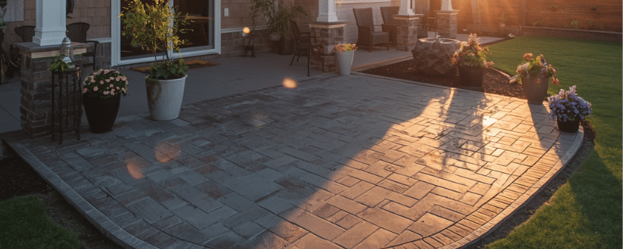 How to maintain a stamped concrete patio