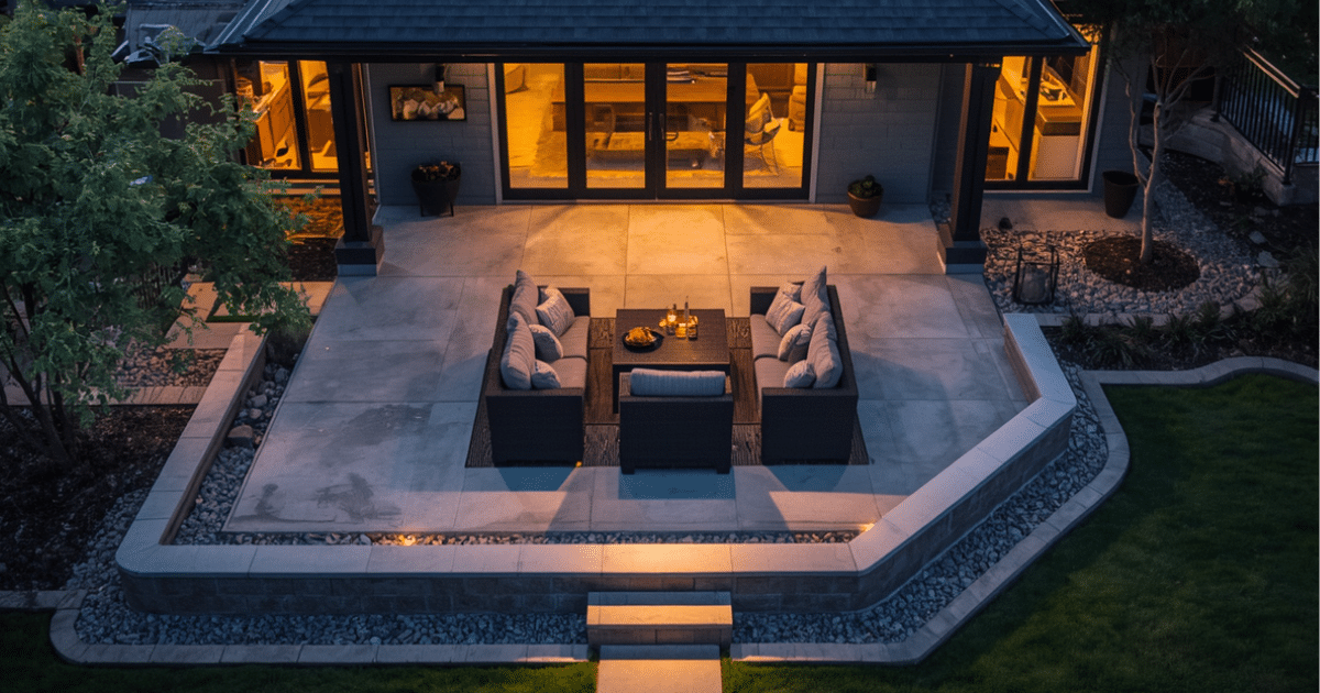 concrete patio built in Has City